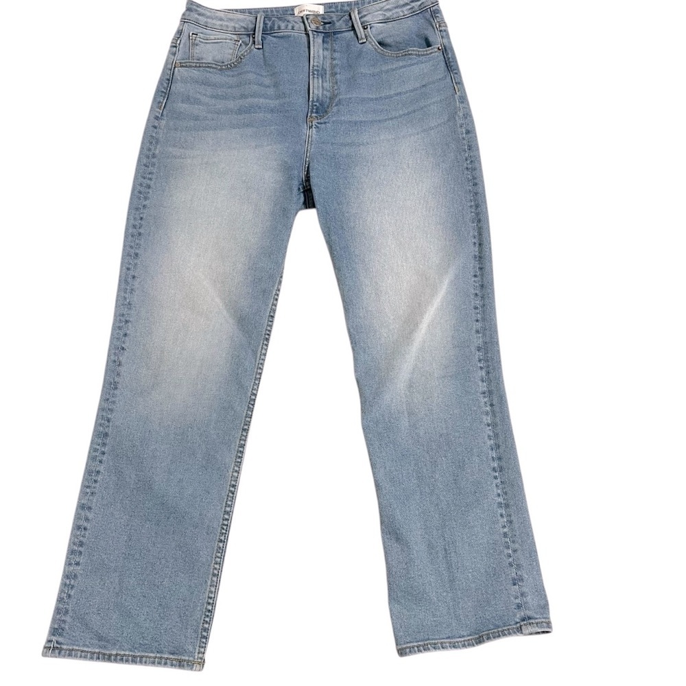 Driftwood Stella Classic Straight Leg Jeans W29 L27 Light‎ Wash High Waist EUC